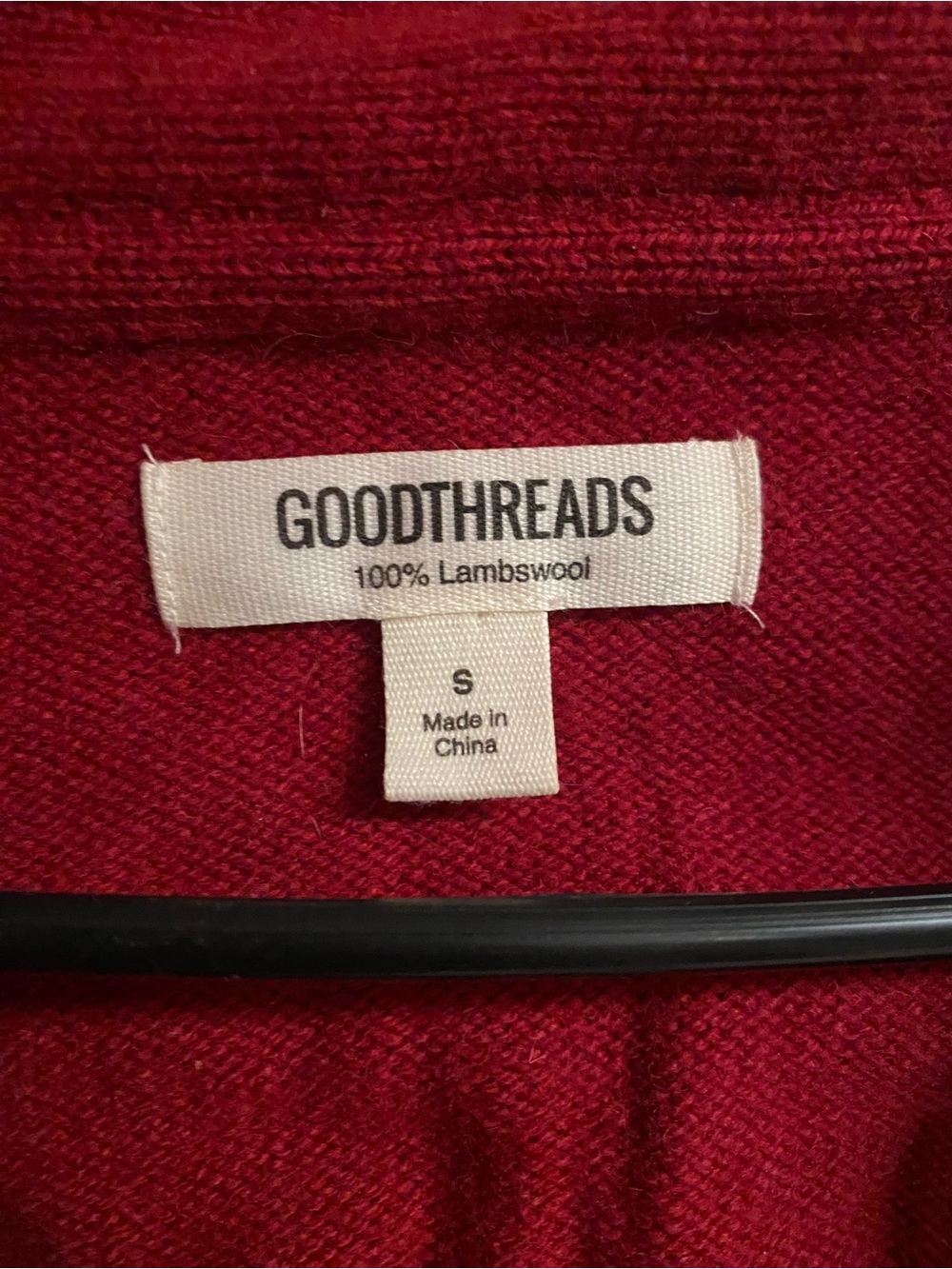 Goodthreads Red Button-Up Cardigan Sweater - Picture 4 of 7